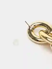 Желтый серьги цепи висячие