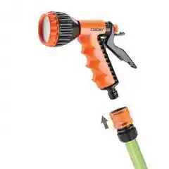 Оранжевый пистолет-распылитель для полива Claber ERGO SHOWER PISTOL