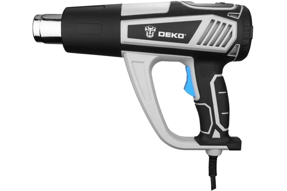 Черный фен DEKO HG2500 PRO, 2500 Вт, с LCD дисплеем