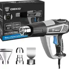 Фен DEKO HG2500 PRO, 2500 Вт, с LCD дисплеем