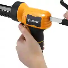 Желтый пистолет для герметика Deko DKGG