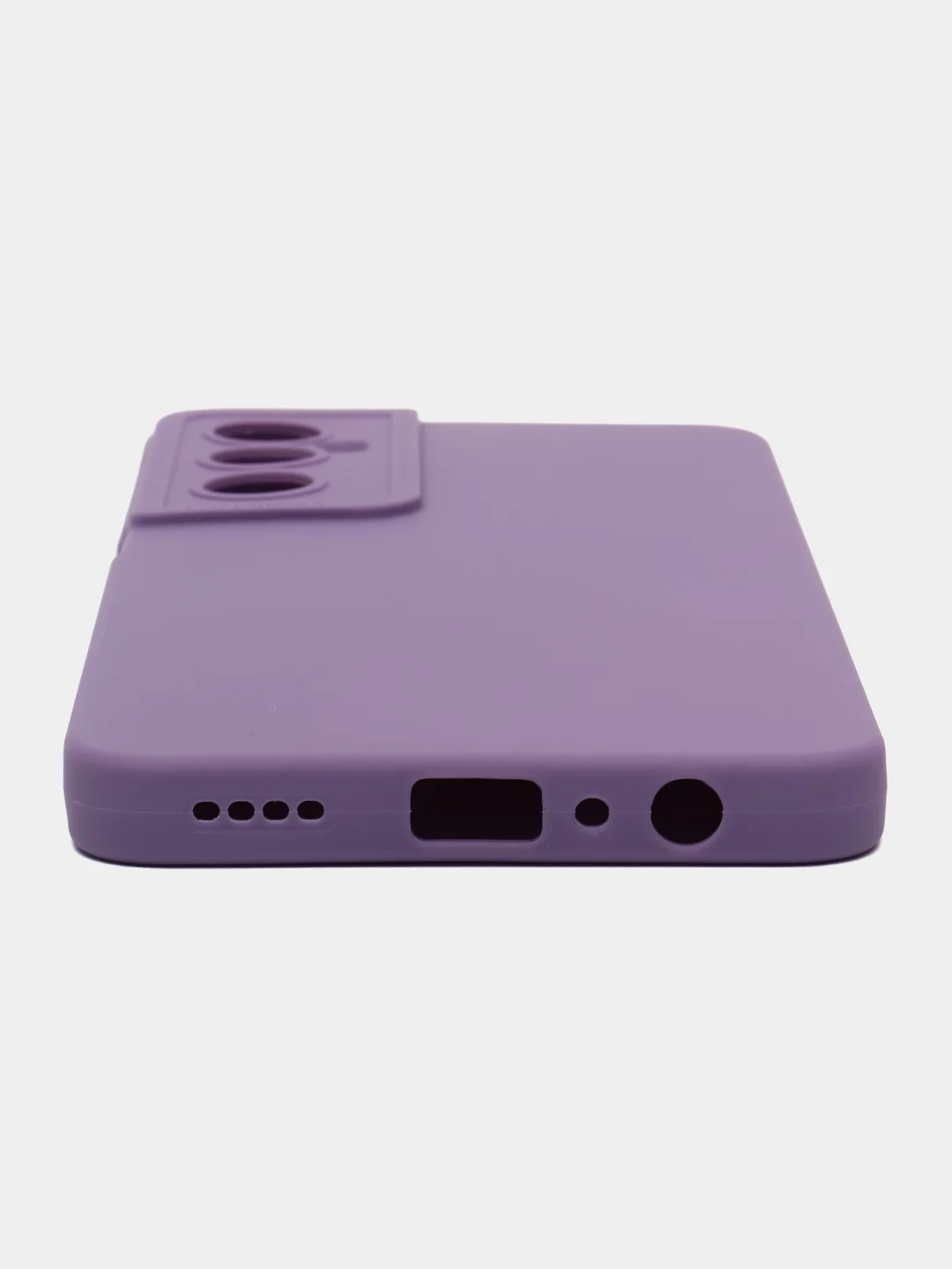 Лавандовый чехол для Realme C65 4G (Реалми С65 4 Джи), противоударный, с защитой камеры