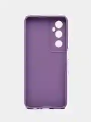 Лавандовый чехол для Realme C65 4G (Реалми С65 4 Джи), противоударный, с защитой камеры
