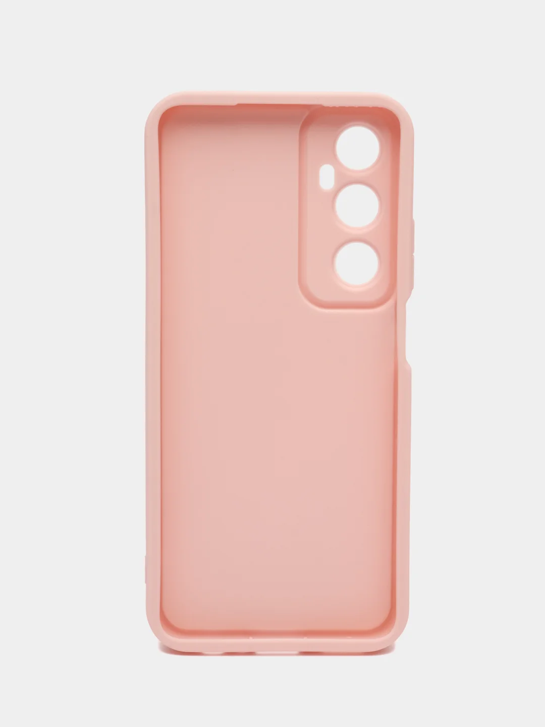 Розовый чехол для Realme C65 4G (Реалми С65 4 Джи), противоударный, с бортиками