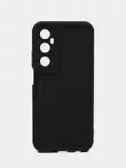 Черный чехол для Realme C65 4G (Реалми С65 4 Джи), противоударный, с бортиками