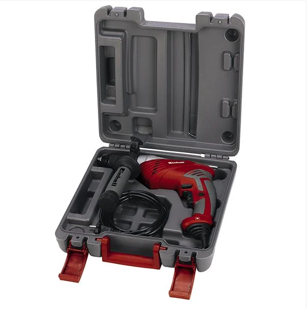 Черный дрель ударная Einhell TE-ID 650 E