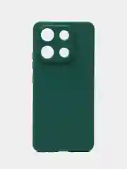 Тёмно-зелёный чехол для Xiaomi Note 13 4G, цветной, накладка, матовая