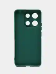 Тёмно-зелёный чехол для Xiaomi Note 13 4G, цветной, накладка, матовая