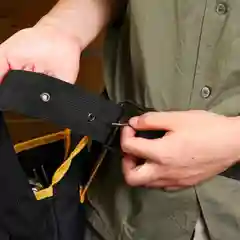 Черный сумка поясная для инструментов DEKO DKTB03