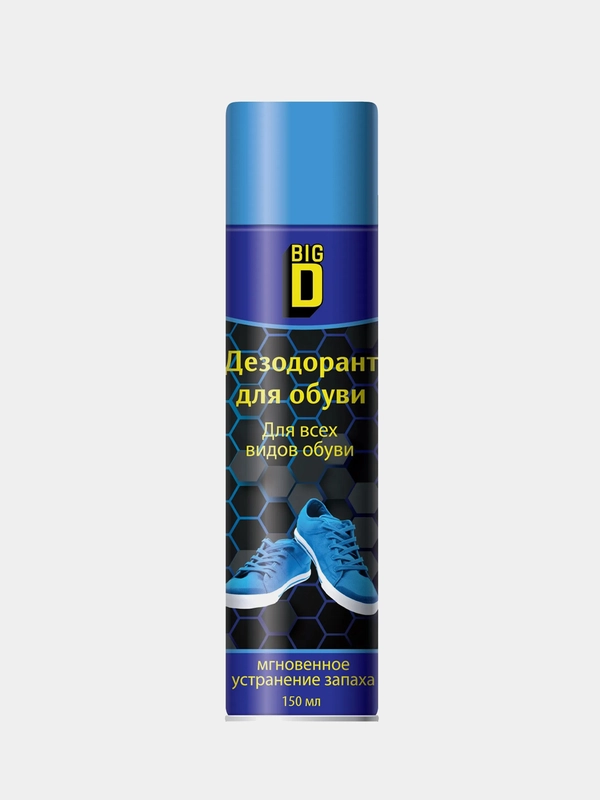 Дезодорант для обуви Big D, 150 мл