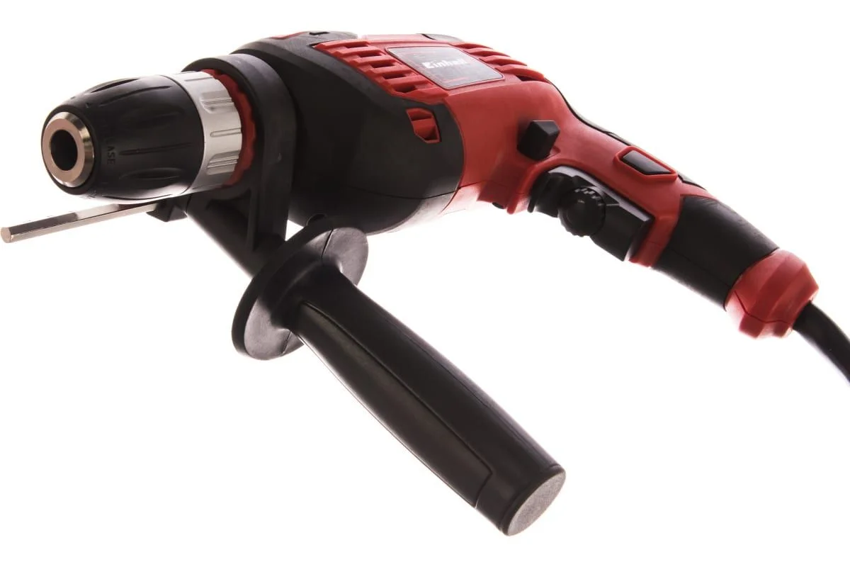 Черный дрель ударная Einhell TC-ID 550 E, 550Вт
