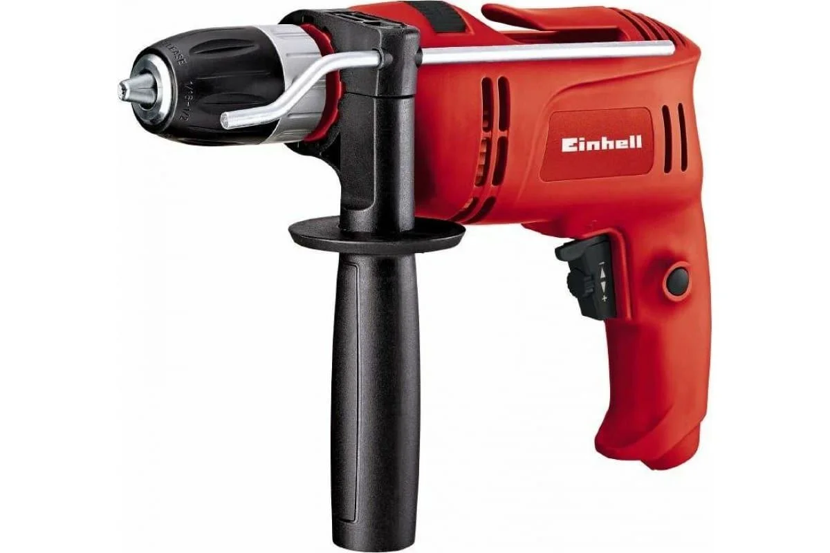 Черный дрель ударная Einhell TC-ID 650 E