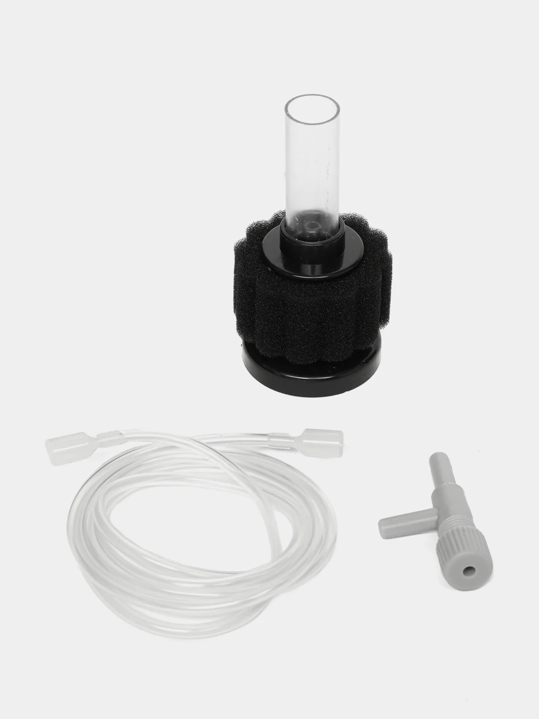 Naribo Фильтр аэрлифтный донный micro (в ком-те шланг и регулировочный краник), 4х4х7.5см
