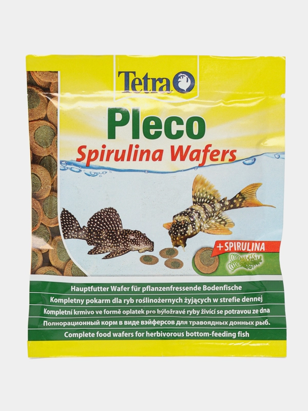 Корм для рыб TetraPleco Spirulina Wafers 15г (пакетик)