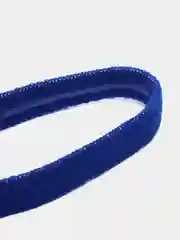 Темно-синий повязка спортивная на голову, резинка для волос спортивная, с силиконовой вставкой