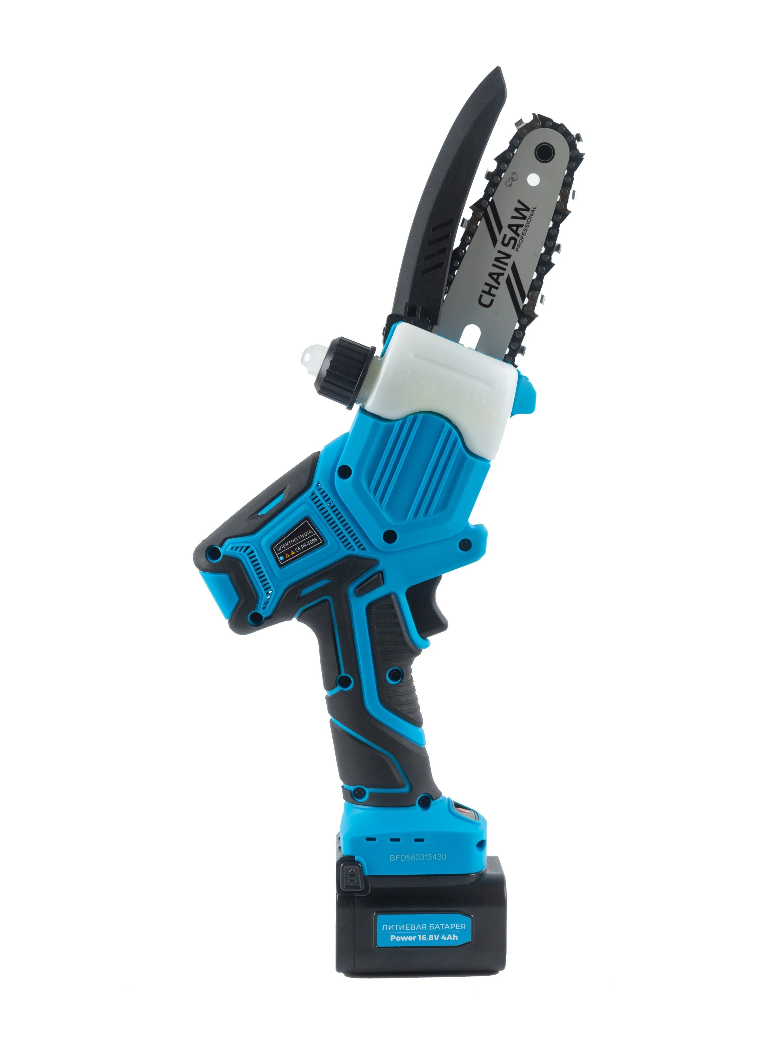 Черный минипила цепная аккумуляторная Pruner PR-3085