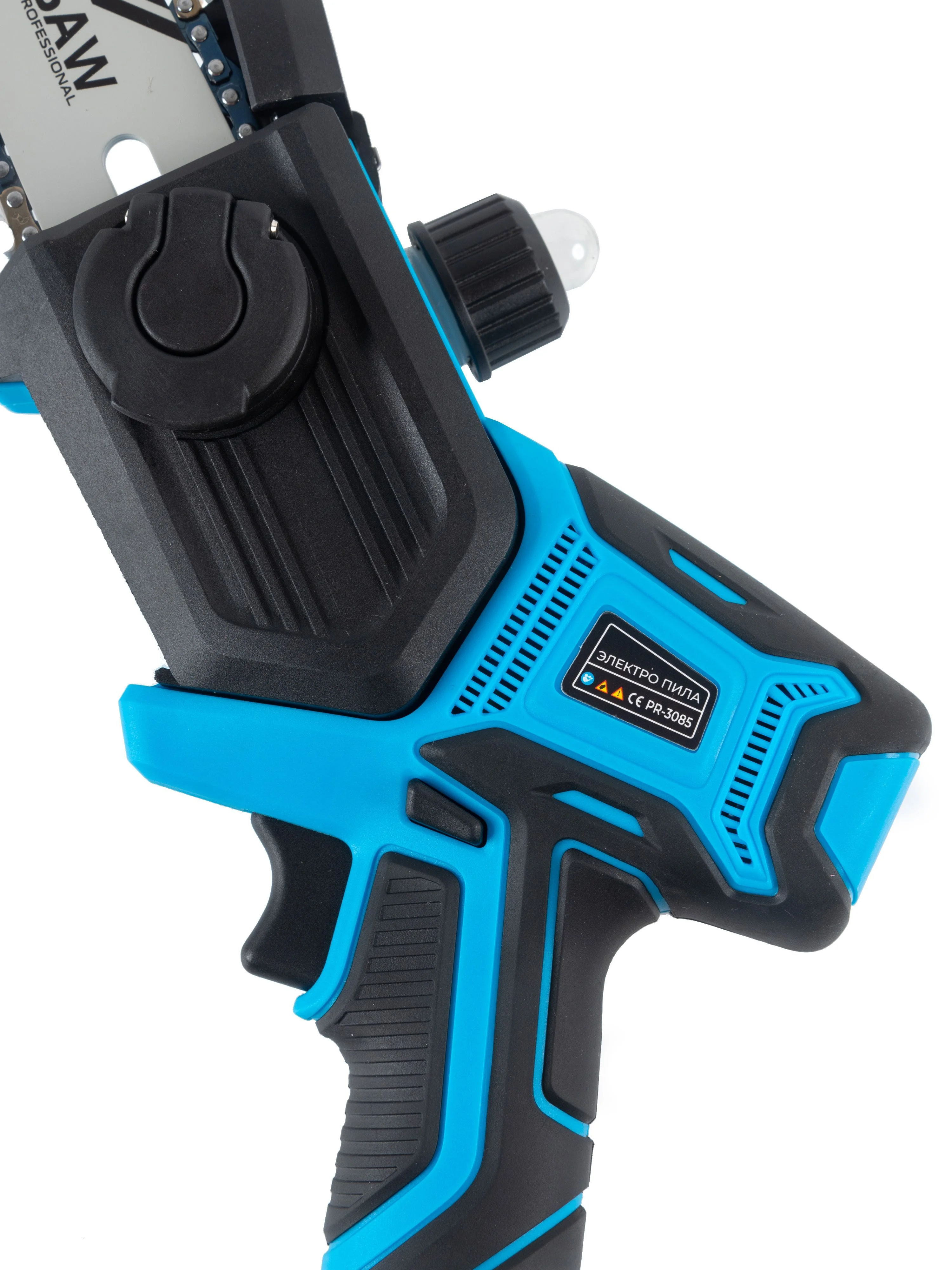 Черный минипила цепная аккумуляторная Pruner PR-3085