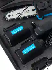 Черный минипила цепная аккумуляторная Pruner PR-3085