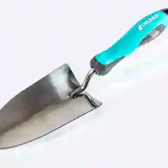 Черный набор садовых инструментов Pruner: Культиватор 7см, совок 7см, лопата 9см