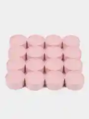 Розовый набор из 16-ти круглых коробок с крышкой D10,    H4.5 см