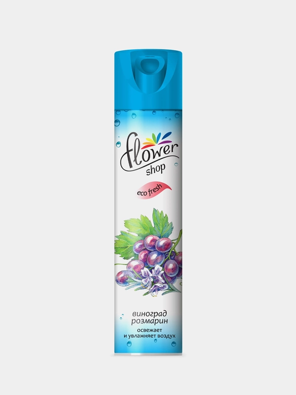 Освежитель воздуха Flower shop "Виноград и розмарин", 300мл