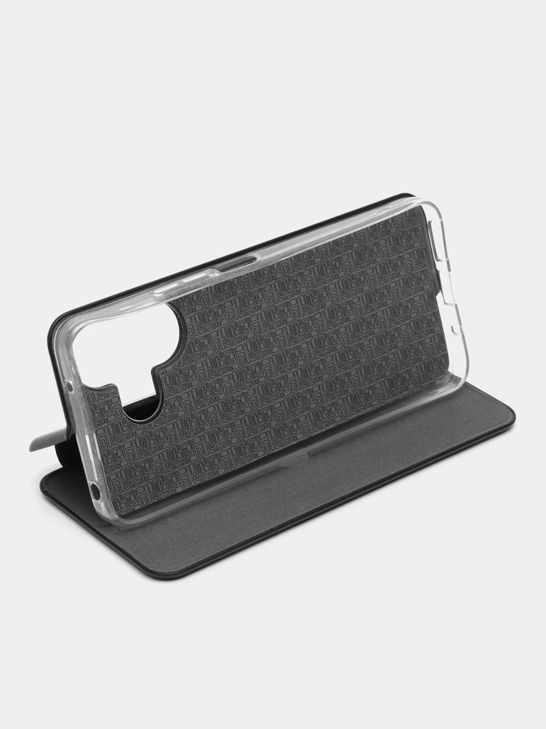 Черный чехол-книжка для Xiaomi Redmi 13 4G (2024), Note 13R, Poco M6 4G, редми 13