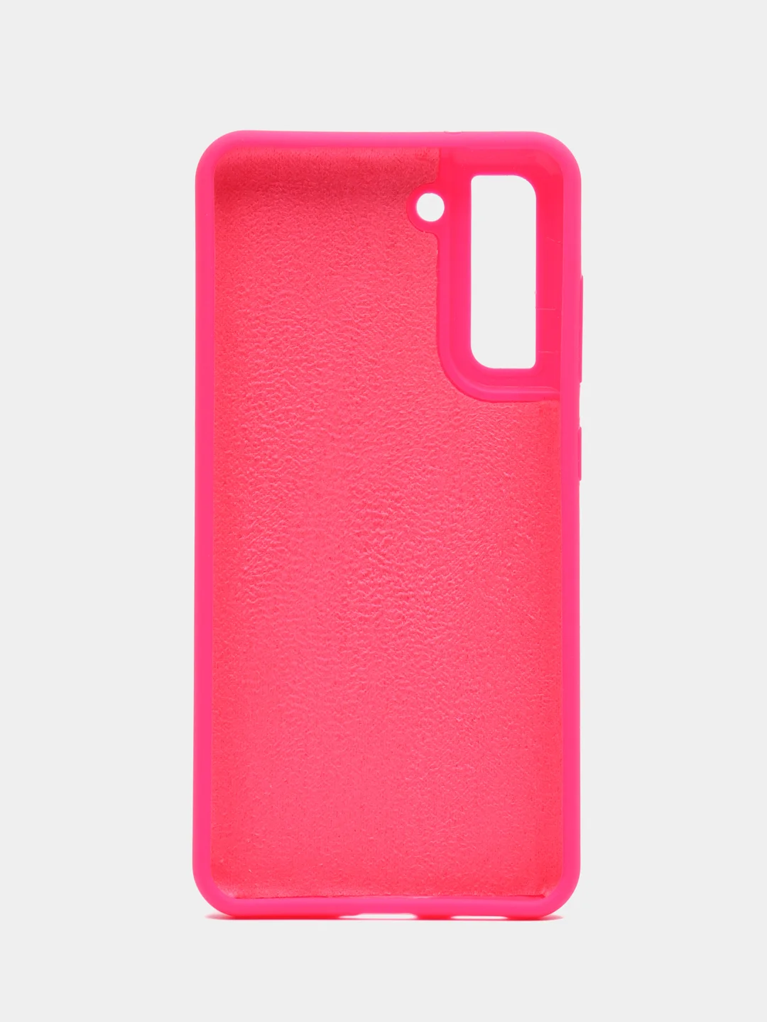 Розовый чехол для Samsung S21, S21FE, S22, S22 Plus, S21 Ultra, S22 Ultra с бархатом внутри