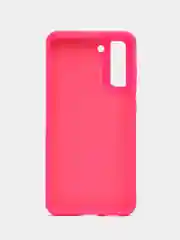 Розовый чехол для Samsung S21, S21FE, S22, S22 Plus, S21 Ultra, S22 Ultra с бархатом внутри