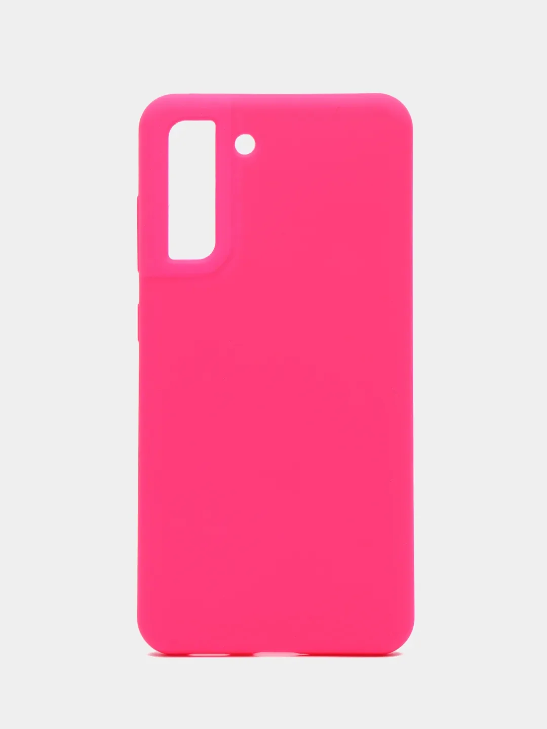 Розовый чехол для Samsung S21, S21FE, S22, S22 Plus, S21 Ultra, S22 Ultra с бархатом внутри