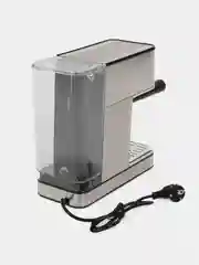 Серебряный кофеварка рожковая из нержавеющей стали KRONA Espresso Kaffeemaschine Inox 20 Bar