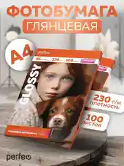 Фотобумага Perfeo А4 230 г/м2 глянцевая 100л (PF-GLA4-230/100) (G14)