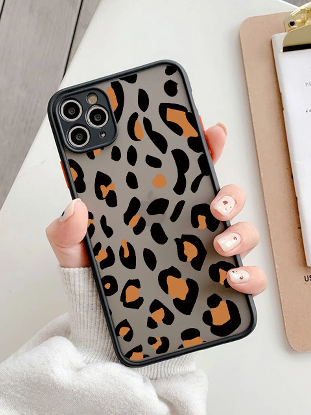 Оранжевый чехол для IPhone 12, 13, Pro, Pro Max, силиконовый, с принтом