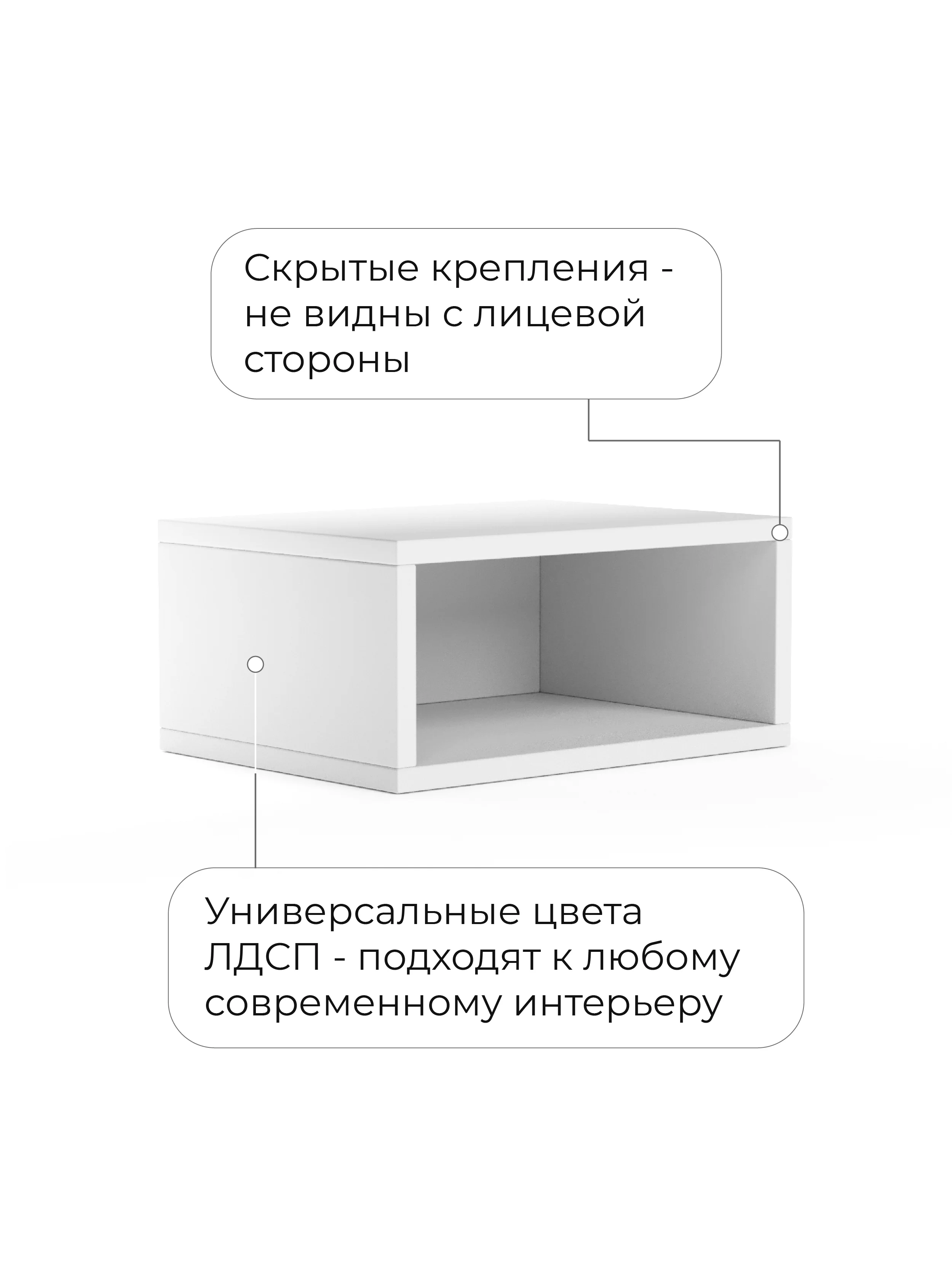 Бежевый меланж прикроватная тумба навесная ОДОС
