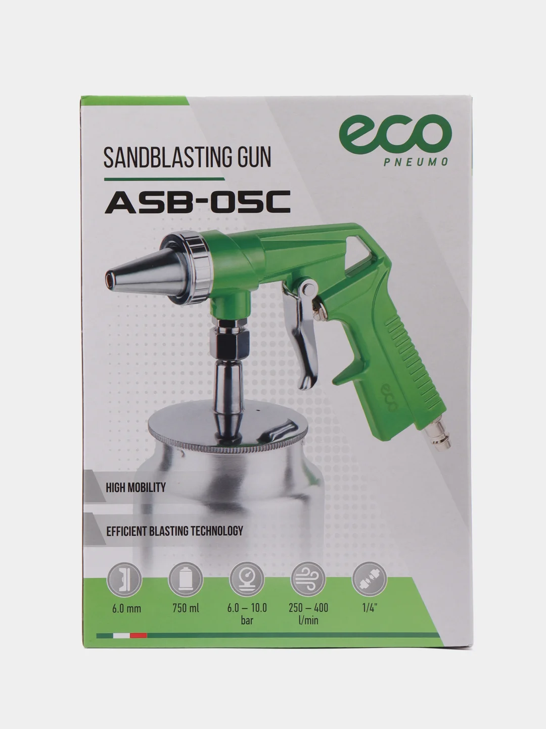 Пистолет пескоструйный с баком ASB-05C ECO, ASB-05C