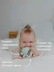 Лайм прорезыватель силиконовый на руку