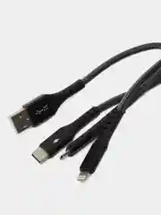 Кабель универсальный 125 см Type-C Micro-Usb Lightning для iPhone и Android