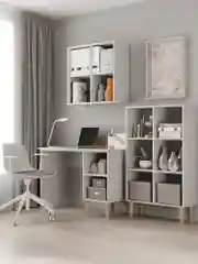 Стеллаж MONOFIX, ОДОС, на ножках, 6 секций, в офис, в гостиную, в детскую, для книг