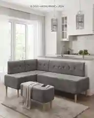 Бежевый пуф MONOFIX, ЧЕТТ, велюр