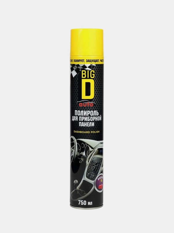 Полироль для приборной панели Big D "Вишня", 750мл