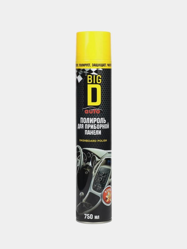 Полироль для приборной панели Big D "Ваниль", 750мл