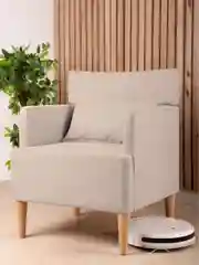 Бежевый кресло MONOFIX, КИУС, микровелюр