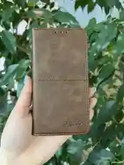 Тёмно-коричневый чехол книжка elitcase для Apple iPhone 15 / Айфон 15