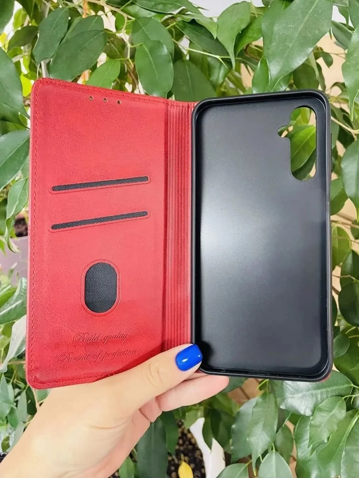 Красный чехол книжка elitcase для Samsung S23 FE / Самсунг S23 ФЕ