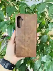 Тёмно-коричневый чехол книжка elitcase для Samsung S23 FE / Самсунг S23 ФЕ