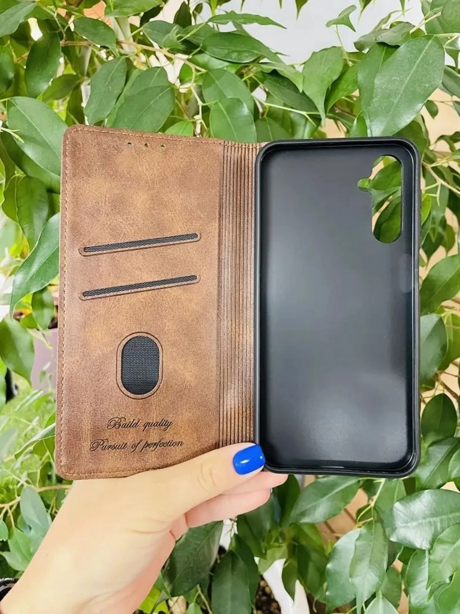 Тёмно-коричневый чехол книжка elitcase для Samsung S23 FE / Самсунг S23 ФЕ