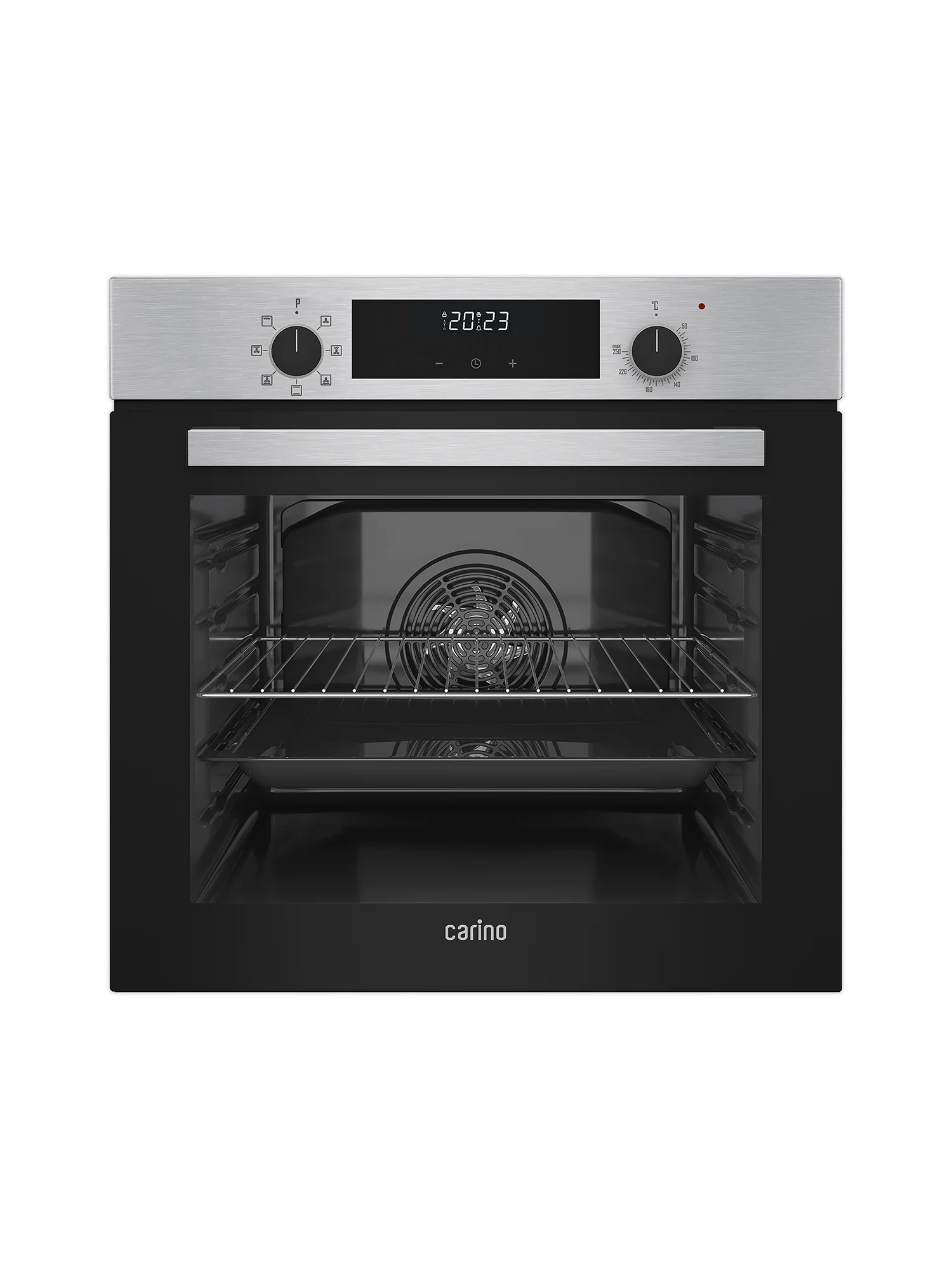 Серебряный встраиваемый электрический духовой шкаф CARINO CB6EC68122 CB6EM68122