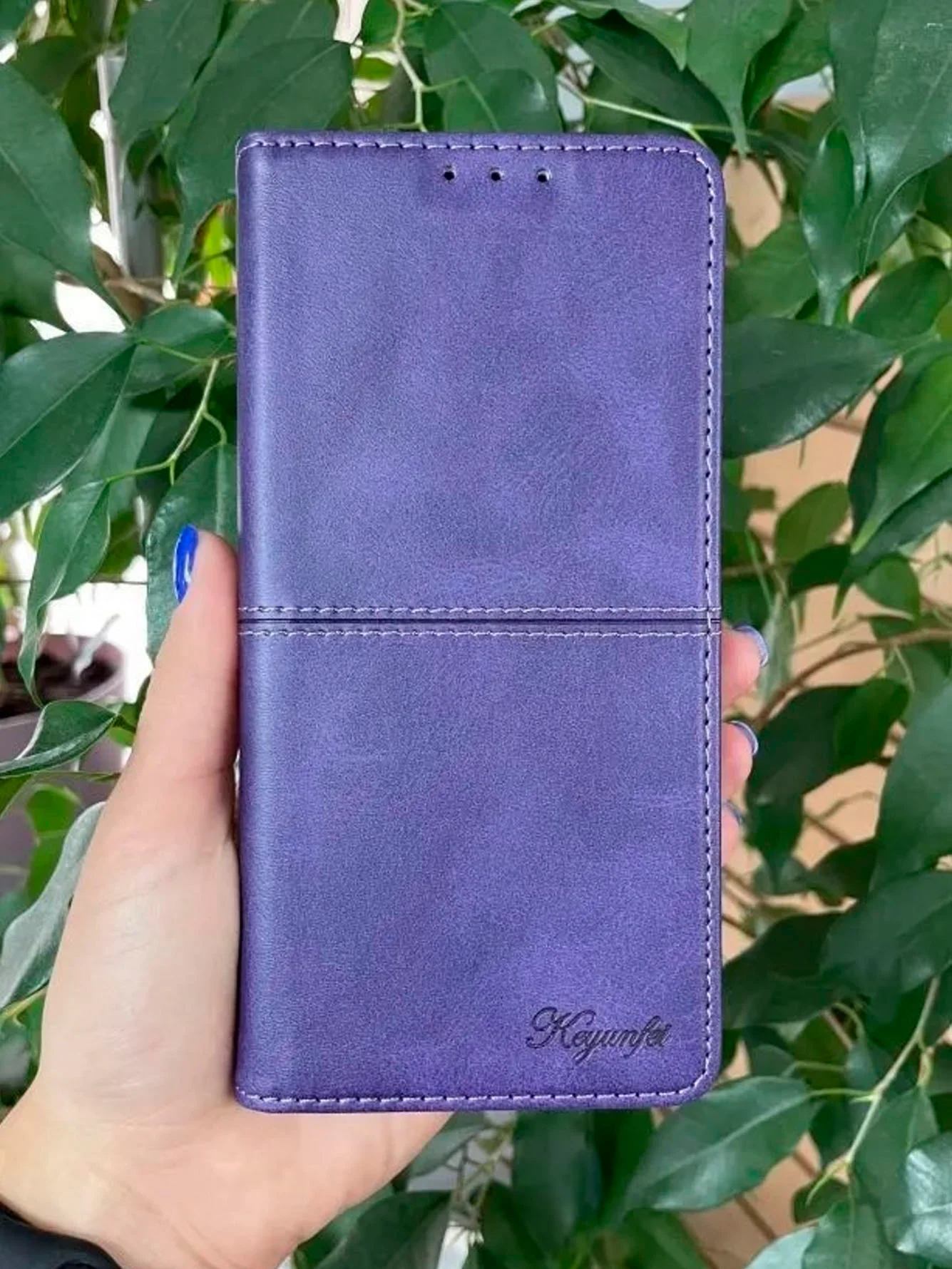 Фиолетовый чехол книжка elitcase для Samsung S23 FE / Самсунг S23 ФЕ