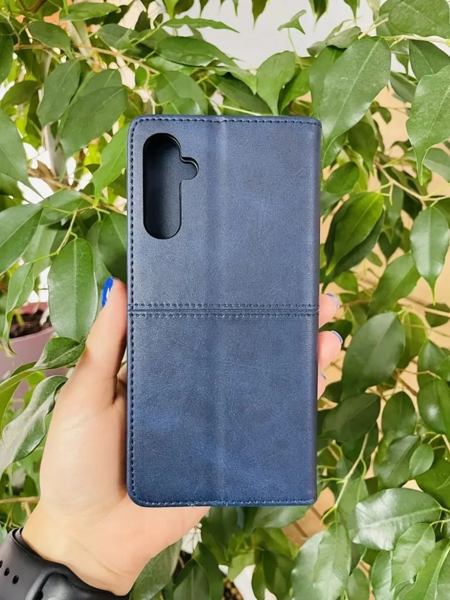 Синий чехол книжка elitcase для Samsung S23 FE / Самсунг S23 ФЕ