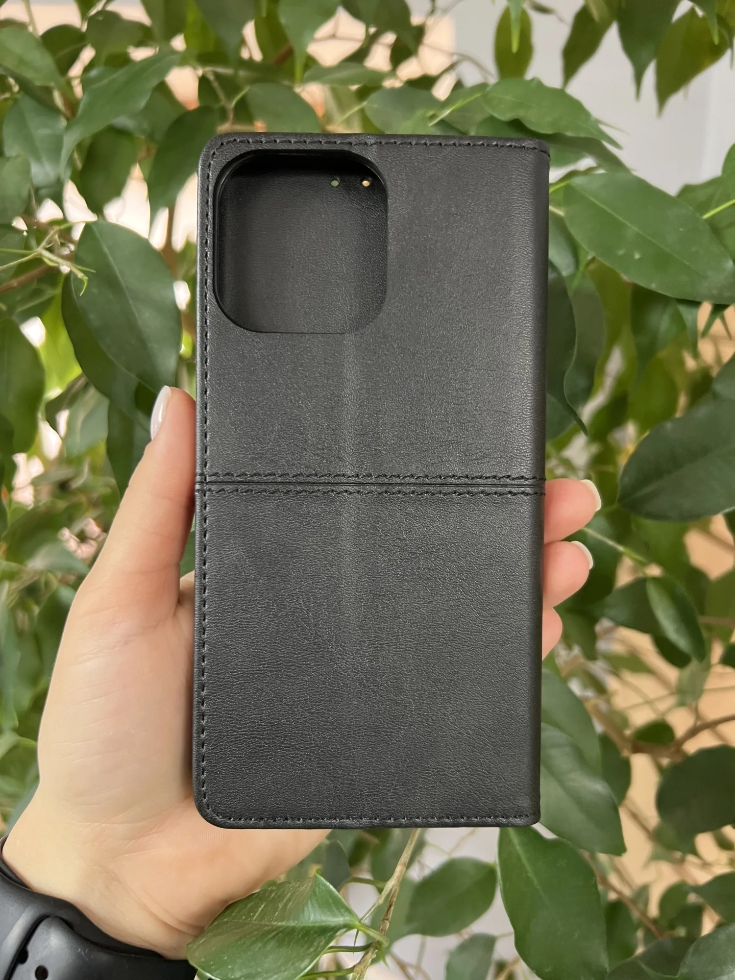 Черный чехол книжка elitcase для Apple iPhone 15 Pro Max / Айфон 15 Про Макс