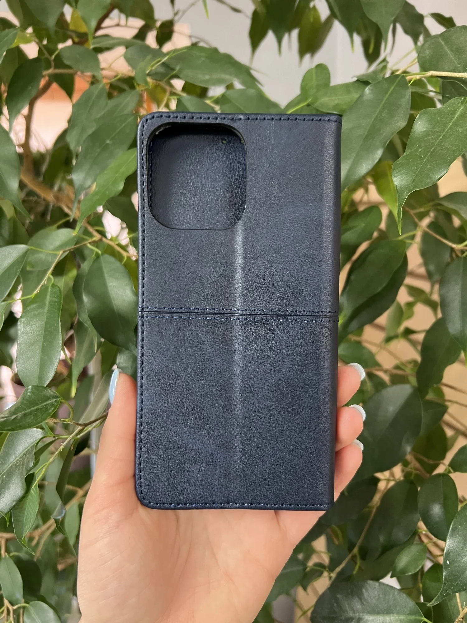 Синий чехол книжка elitcase для Apple iPhone 15 Pro Max / Айфон 15 Про Макс